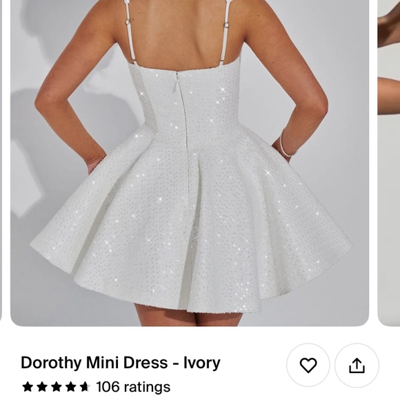 BabyBoo White Dorothy Mini Dress - Picture 3 of 4